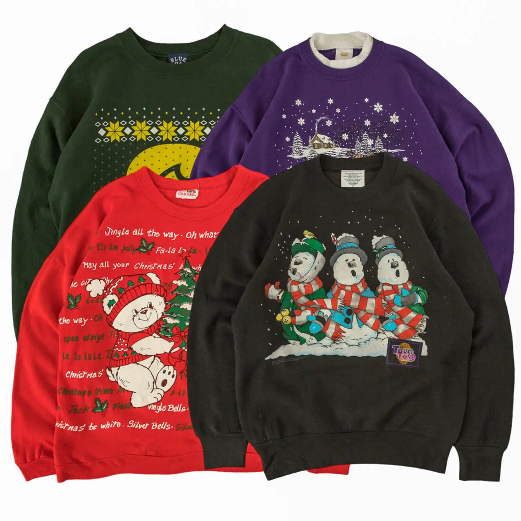 Wholesale selection of VINTAGE CHRISTMAS SWEATSHIRTS