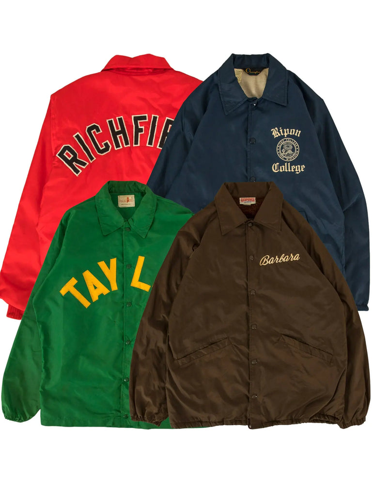 Wholesale selection of vintage coach jackets